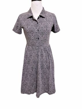 Cakeworthy Disney Haunted Mansion medium Wallpaper Collared Button-Down Dress